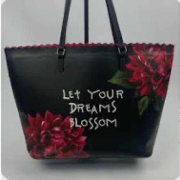 Betsey Johnson let your dreams blossom tote - Picture 1 of 9